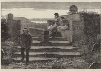 Kornwalijski cmentarz, St Levan, Land